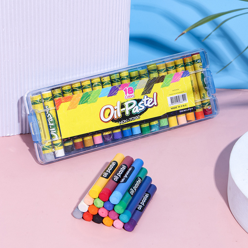 Multi Small round 18 color-PP box