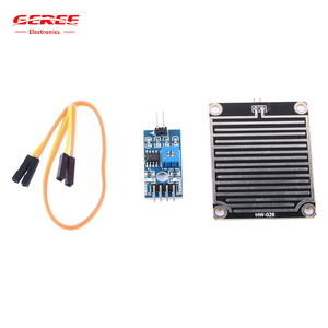 Modulo acqua piovana DC5V pioggia gocce di rilevamento di umidità LM393 modulo meteo LED uscita luce di segnalazione per Arduino Kit Robot - Product Image 2