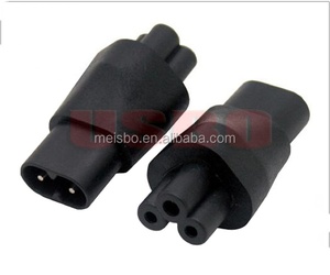 電源コードソケット変換コネクタIEC 320 C8オス-C5メスアダプタプラグ2A銅PDU UPS - Product Image 2