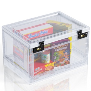 冷蔵庫食品スナック透明収納ボックスメディシンボックスコンビネーションロック携帯電話ボックス - Product Image 2