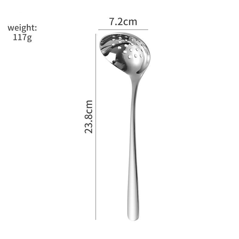 Plata - Cuchara ranurada para servir