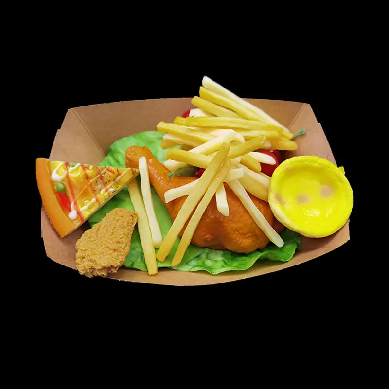 Kingwin Custom print eco friendly usa e getta biodegradabile ristorante sushi noodle lunch packaging takeaway fast food paper box