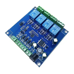 Modbus-Rtu DC 7-24V Cuatro vías 4CH Módulo de relé Interruptor Entrada y salida RS485 Controlador TTL Conexión antirreversa Salida de señal chipwelldone - Product Image 1