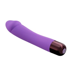 Purple Silicone G-Spot Vibrator with Waterproof Rechargeable USB Multiple Vibrating Modes-Vibrator <strong>Sex</strong> Toys