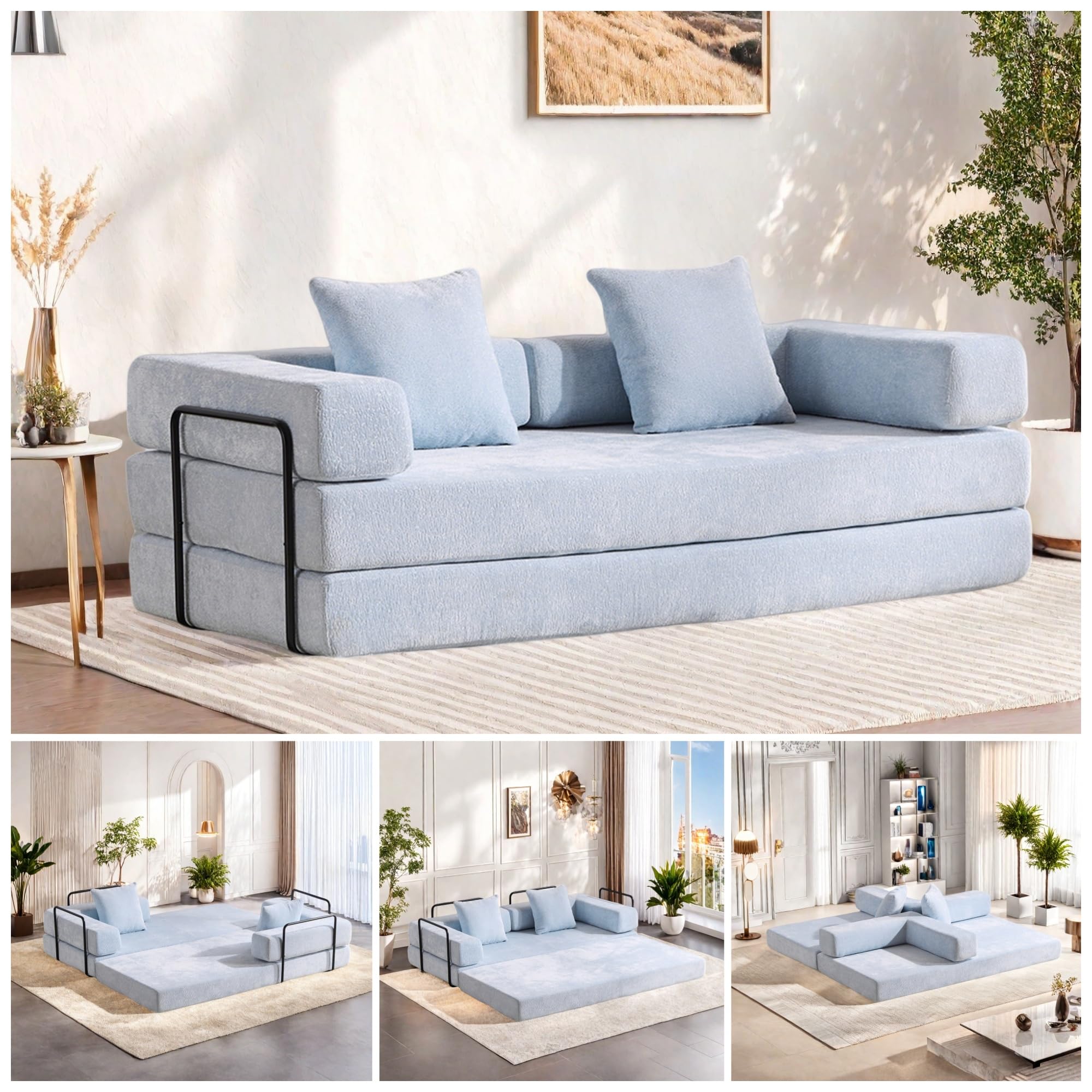 Chenille Azul Claro