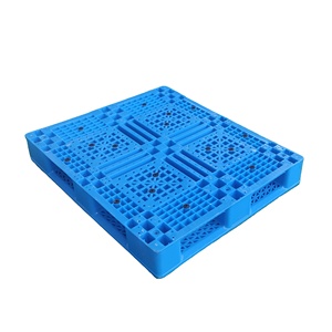 Plastik paletler 1200x1000x150mm HDPE HDPP 4 yollu giriş paletleri örgü plastik palet için blok yapma makinesi açık güverte, örgü üst - Product Image 1