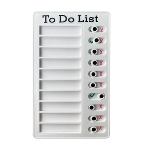 Bview Art To Do List Daily Sliding Chore Chart Checklist Memo Plan Board - Product Image 1