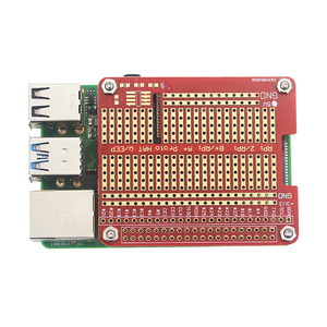 Raspberry Pi DIY Proto HAT Shield Erweiterungs platinen experiment mit roter GPIO-Platine für Raspberry Pi 4 Modell B/3B/3B
