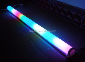 Светодиодная лампа с барьерами 12 В 24 В 60 светодиодов/м 10/20 пикселей Rgb Dmx Rgb Светодиодная трубка с изменением цвета программируемая Световая трубка - Product Image 5