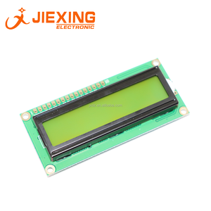 16x2 Display LCD 3.3 v Giallo Retroilluminazione Verde 1602 2x16 LCD Modulo - Product Image 1