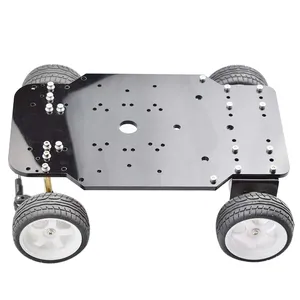 2 Stück DC 12V Motor Encoder 4WD RC Auto Ackerman Lenkung PID-Steuerung mit Servo Arduino DIY STEM Toy Kit ROS Chassis
