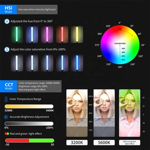 2.4G Photography Lighting Kit Portable Video Fill <strong>Light</strong> Rgb Led Stick <strong>Light</strong> With Remote Control - Product Image 6