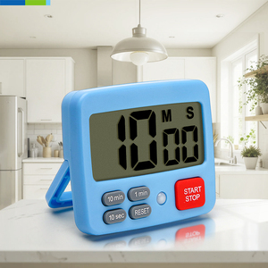 Minisquare цифровые часы с таймером экологичный кухонный таймер с магнитом пластиковый минималистичный дизайн - Product Image 2