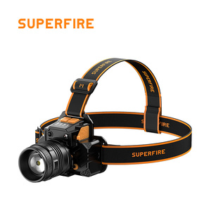 Mạnh mẽ Led Ngoài Trời đèn pha có thể sạc lại không thấm nước Zoomable Led Đèn Pha - Product Image 1