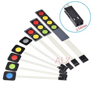 Interruttore a membrana matrice tastiera 1/2/3/4 chiave rosso verde grigio giallo tastiera per Arduino fai da te chiave singola - Product Image 1