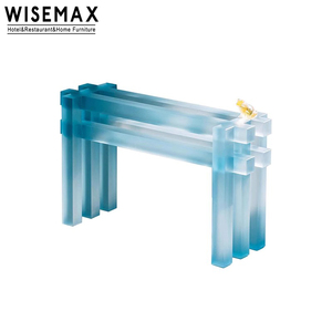WISEMAX家具现代北欧设计透明亚克力控制台桌子塑料边桌走廊橱柜家居装饰控制台 - Product Image 6