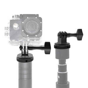 Nhôm CNC Thumbscrew Adapter <span class=keywords><strong>Monopod</strong></span> Núi Cho GoPro Anh Hùng 8/9/10/11/12 Tripod Núi Cho DJI Osmo Tương Thích Hành Động Kim Loại - Product Image 1