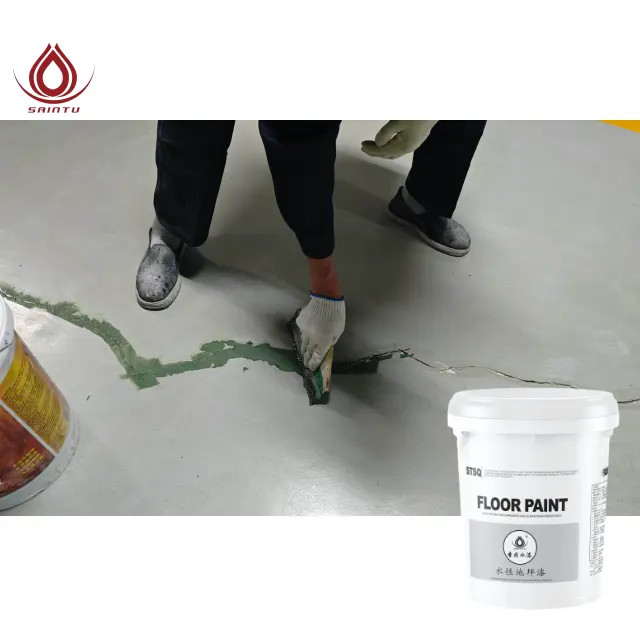 For polyurethane floor glazing wear resistant surface coating water based paint