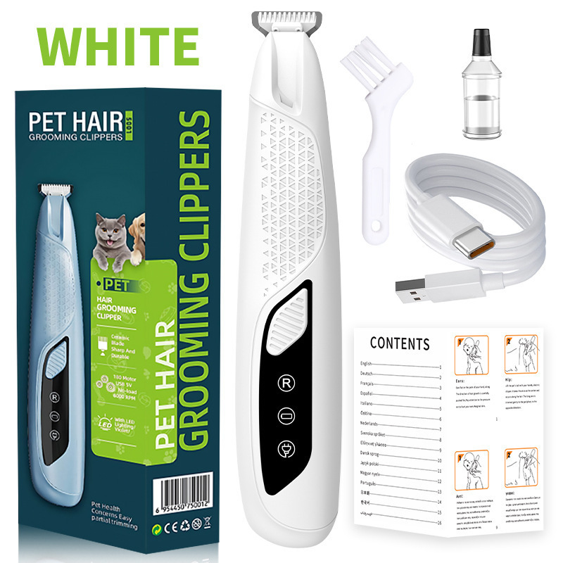 Tondeuse à poils d'animaux CW-MGL-5001 - Blanc