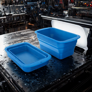 Customizable Large Squares Shape <strong>Block</strong> <strong>Ice</strong> Tray Reusable Extra Large Silicone Mold for <strong>Ice</strong> Cream <strong>Custom</strong> Logo Tool <strong>Maker</strong> - Product Image 1