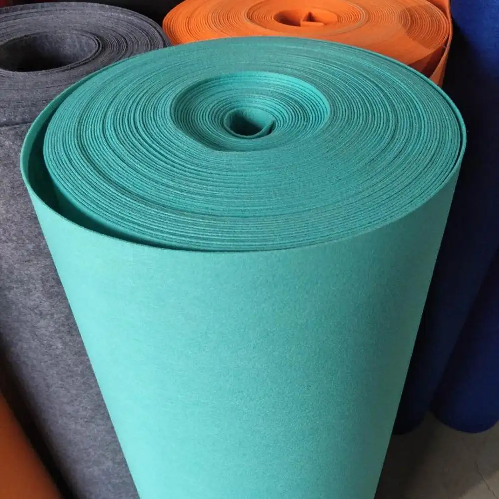 Thân thiện với môi trường dày 100% polyester cảm thấy ngành công nghiệp sử dụng cảm thấy soft_felt_fabric