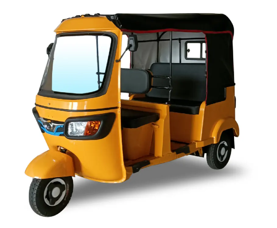 Triciclo de pasajeros de tres ruedas motorizado a gasolina Triciclo con motor Auto Rickshaw