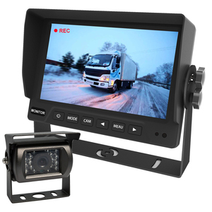 PJAUTO AHD 7英寸汽车液晶显示器后视倒车摄像头系统IP69K重型 - Product Image 1