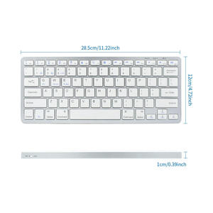 Universal Slim Portable Wireless BT <strong>Keyboard</strong> for Pad Pro 12.9/11/10.5/9.7 iPad Mini and More BT Enabled Devices - Product Image 3