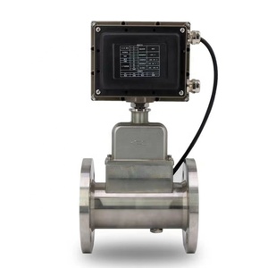 Medidor de flujo de turbina de Gas Natural, DN80, SS304, 3 pulgadas, en línea, brida, pulso Digital, 4-20Ma de salida, nuevo diseño - Product Image 5