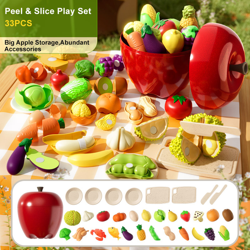 8819-3 Grosses Pommes 33 PCS-Boîte Kraft