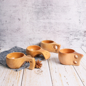 Lotus Wood <strong>Finland</strong> <strong>Cup</strong> Portable Original Color Wooden <strong>Cup</strong> - Product Image 5