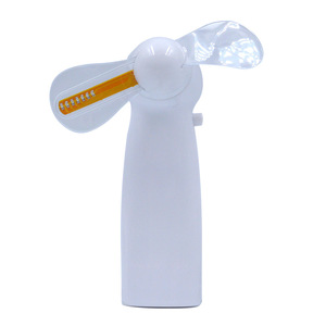 Customizable Mini Handheld LED Light up <strong>Fan</strong> <strong>Programmable</strong> <strong>Flashing</strong> <strong>Message</strong> Wind Speed Control Battery Operated Plastic Material - Product Image 4