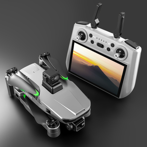 Yeni S155 fırçasız Drone ile 7.2 inç büyük ekran 5G röle üç eksenli Gimbal GPS dönüş uzaktan kumanda kamera ile donatılmış - Product Image 1