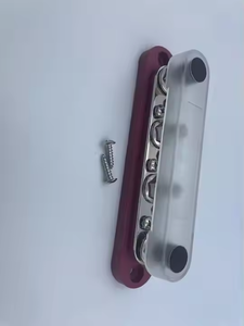 Kırmızı ve siyah Terminal Terminal bloğu güç dağıtımı 5/16 ''M8 bara 4 saplama kapaklı - Product Image 2