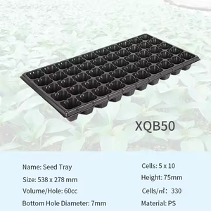 Polystyrene Plastic Rice Seed Trays Plant Seedling Nursery Trays Nursery Plug Flower Pot <strong>Sprouting</strong>