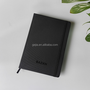 Factory Customization Color Edge Leather Hardcover Journal Planner Calendar Pad Pu Cover <strong>with</strong> <strong>Elastic</strong> <strong>Bound</strong> Gold Edge <strong>Notebooks</strong> - Product Image 6