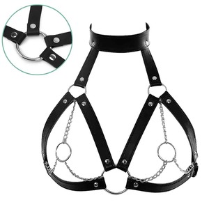BDSMフェチボンデージカラーボディハーネスセックスおもちゃ大人用制品カップル用セックスボンデージベルトチェーン奴隷胸