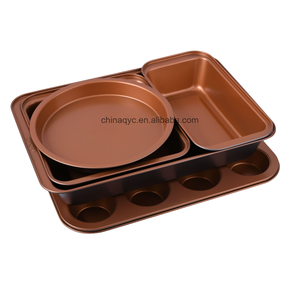 Non-stick 5 PCS Bakeware Set Muffin Loaf Square Sheet Round Pan Bakeware Set for Kitchen - Product Image 4