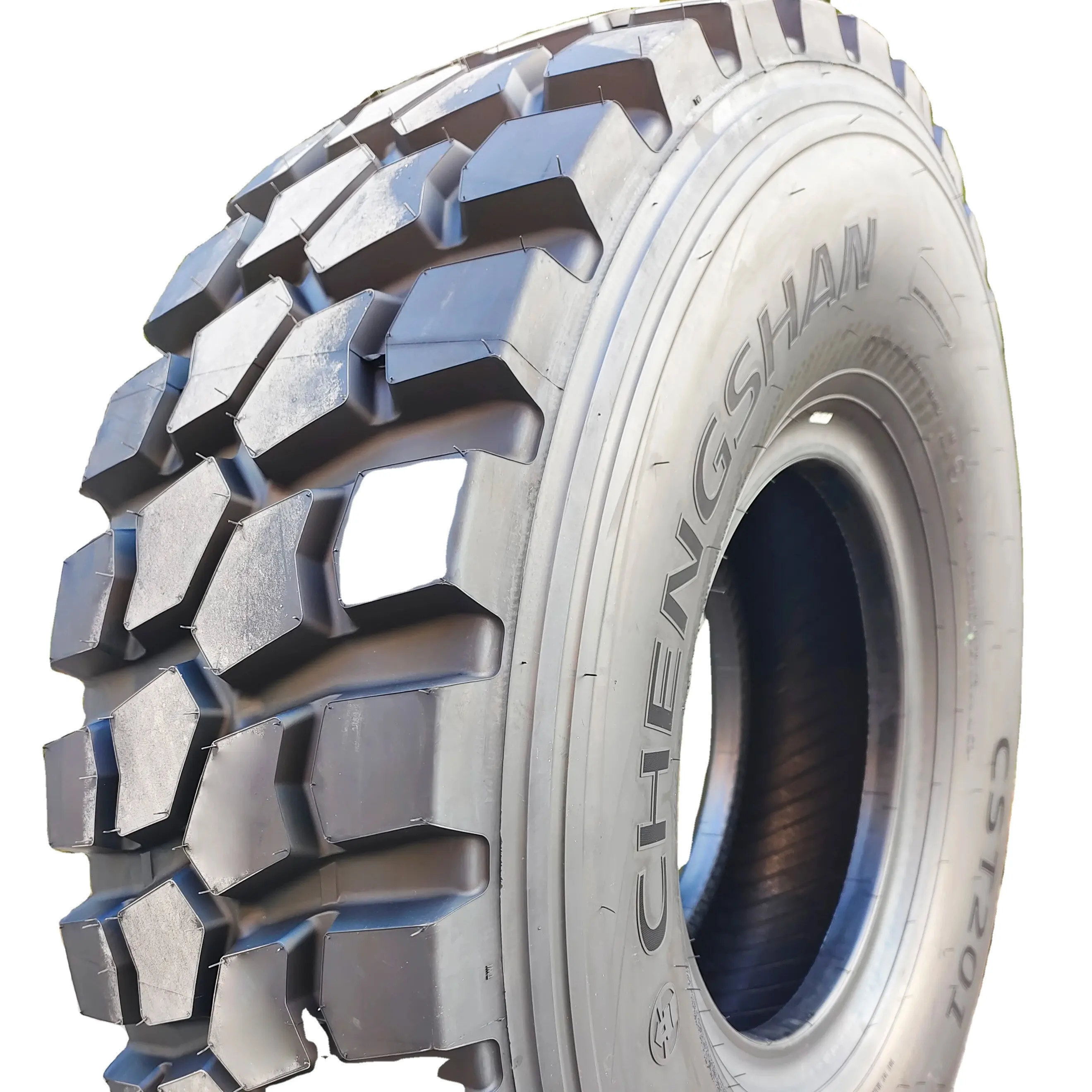 Neumáticos para camiones pesados CHENGSHAN MPT 395/85R20 Camión Militar para vehículos todoterreno, vehículos de bomberos, vehículos petroleros
