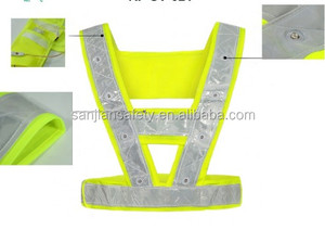 Factory Supply Motorcycle Vest <strong>Reflective</strong> <strong>Led</strong> <strong>Reflective</strong> Safety <strong>Reflective</strong> Stripe - Product Image 5