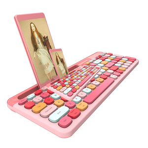 有線マルチメディアキーボード2ブロック100キースリムキーボアNumlock/Capslock/WinlockLEDインジケーターrd - Product Image 2
