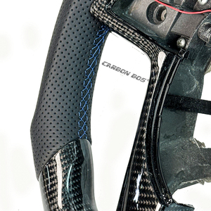 Gerçek karbon Fiber destek özelleştirme kullanarak Pontiac <span class=keywords><strong>G8</strong></span>/Holden Caprice ex-fabrika fiyat için LED ile araç direksiyon - Product Image 6