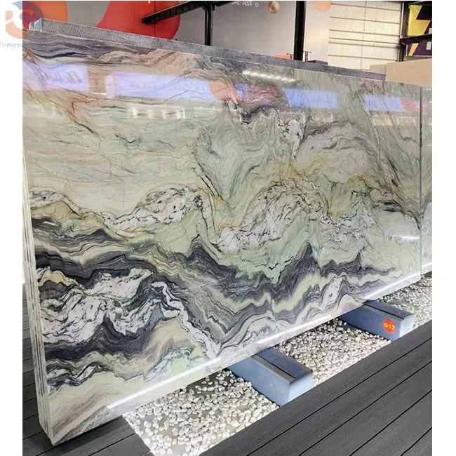 Chinese high quality natural marble stone polished bookmatch marble tile marble for interior design