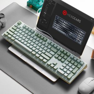 Full Size Hot Swappable Mechanical <strong>Keyboard</strong> Wired PC Gaming <strong>Keyboard</strong> Ergonomic Design for Windows Laptop PC Mac - Product Image 2