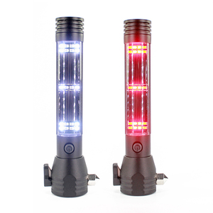 Auto-difesa USB e ricarica solare torcia ricaricabile Multi-Purpose strumenti esterni campeggio lanterna LED torcia - Product Image 2