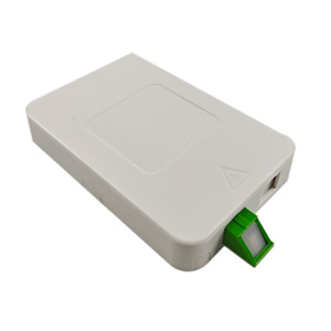 Neues Design BF01F Fiber Outlet Box ABS PC Hochwertige Frontplatte Box 1 Port mit Shutter Dust Cover Einfach zu installierende Desktop Box - Product Image 3