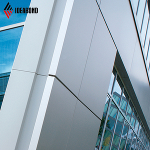 Pannello composito in alluminio PVDF con nucleo infrangibile in argento da 4x0.2mm 2024 pannelli ACM di rivestimento pieghevole di nuova concezione - Product Image 2