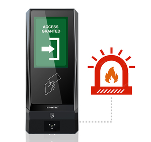 <strong>Linux</strong> WiFi Smart Building RFID Card Security Turnstile Access Control Terminal 3.5\&quot; Touch Screen Made Plastic 13.56MHz - Product Image 1