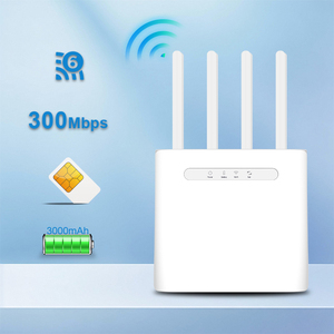 Sıcak satış taşınabilir 4G Lte Wifi Modem Hotspot 300Mbps Max. Lan veri hızı dış mekan kullanımı için 2.4G frekans desteği Sim kart yuvası - Product Image 6