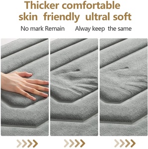 CF keset kamar mandi busa memori serat mikro, set keset kamar mandi penyerap air anti licin - Product Image 5